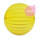 Lampion papier jaune vif pour un anniversaire ou une chambre d'enfant