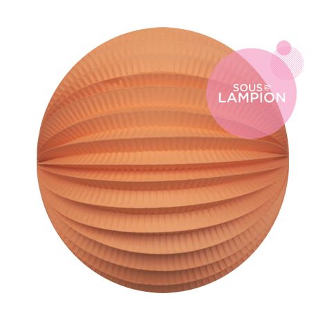 Accordion lantern - 20cm - Peach daiquiri