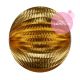 Accordion lantern - 20cm - Gold metallic