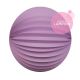 Grand lampion papier mauve pour un anniversaire d'enfant zero dechet