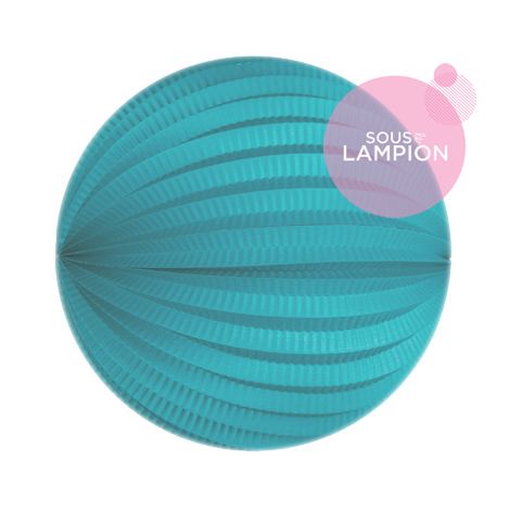 Lampion rond - 20cm - Rose vintage