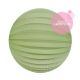 Grand lampion papier vert clair pour un anniversaire d'enfant zero dechet