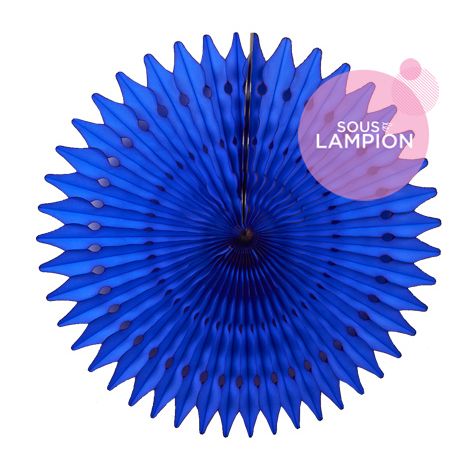 Honeycomb fan - 53cm - Super blue ocean