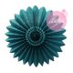 Paper fan - 45cm - Velvet green