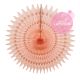 Honeycomb fan - 53cm - Vintage peach