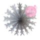 Paper snowflake - 38cm - Cumulus grey