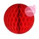 Honeycomb ball - 12cm - Ho ho red