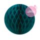 Honeycomb ball - 12cm - Velvet green