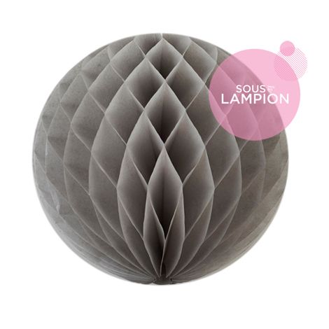 Honeycomb ball - 20cm - Cumulus grey