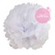 Paper pompom - 20cm - White