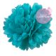 Paper pompom - 25cm - Bora blue