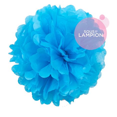 Paper tissue pompoms for weddings