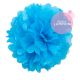 Paper pompom - 25cm - Turquoise