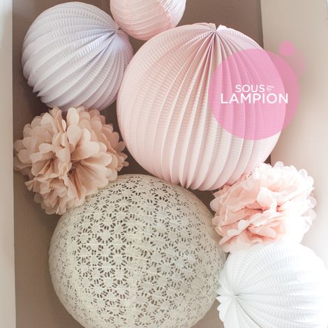 Paper lanterns kit - AMELIE