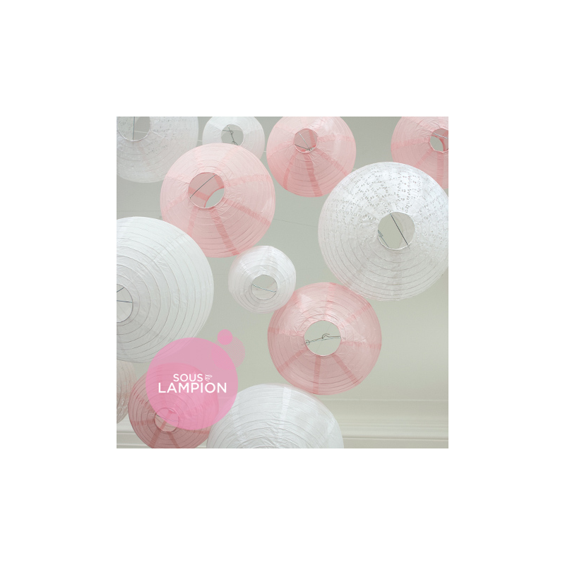 Lot De 12 Lampions Ronds En Papier Pour Halloween Ou Fête (20,3 + 20,3