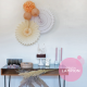 Boho sweet table decor