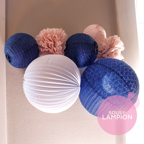 Paper lanterns kit - LOUISE