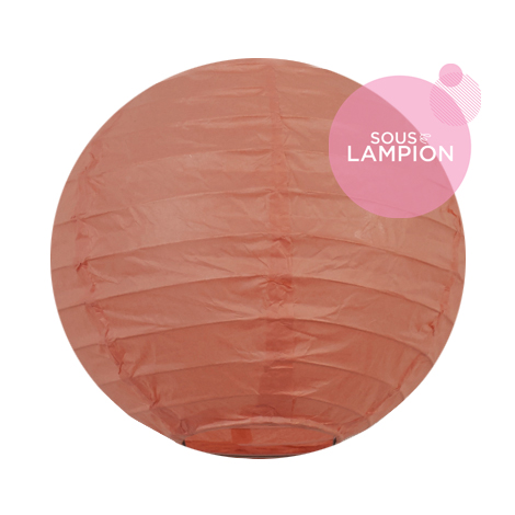 Paper lantern - 15cm - Coral lipstick