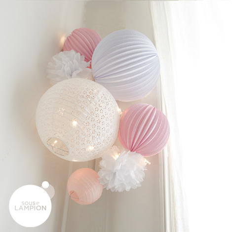 Paper lanterns kit - LOUISON