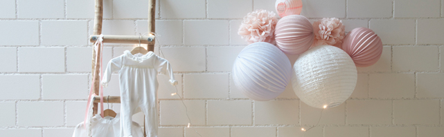 Nursery paper lanterns