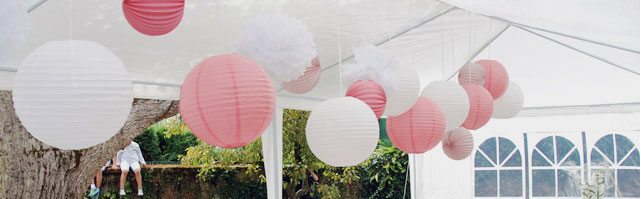 Christening decorations