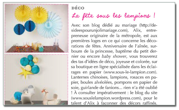 Bubble mag été 2012