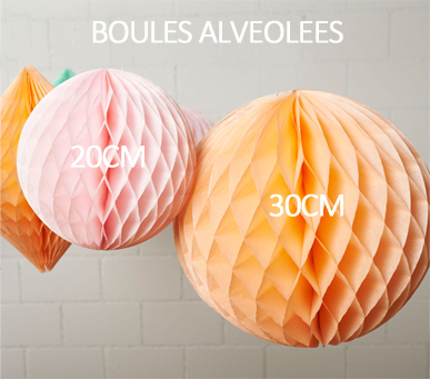 Boules alvéolées tailles