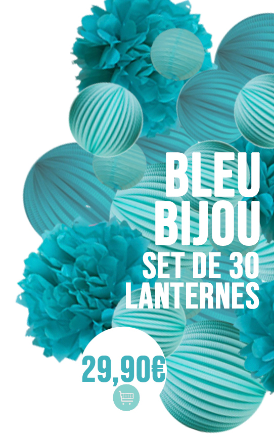 deco mariage fete bleu tiffany