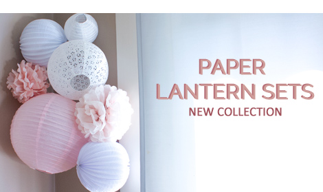 Designer Paper Lanterns For Weddings And Nursery Decor