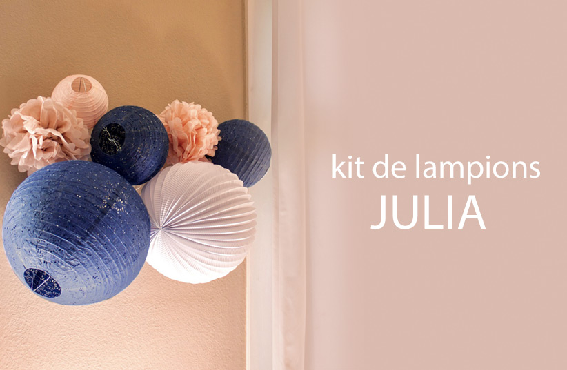 kit de lamions rose et bleu