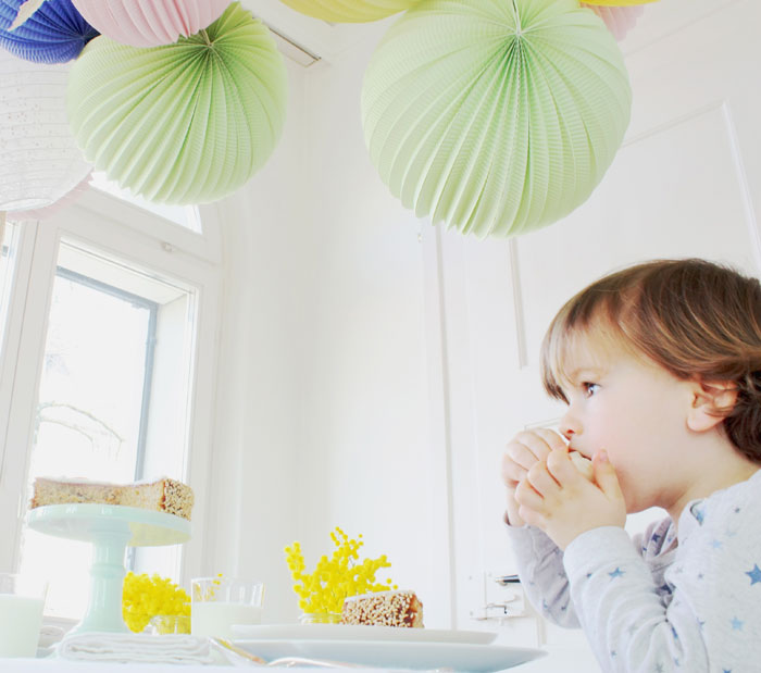 décoration fête enfant pastel