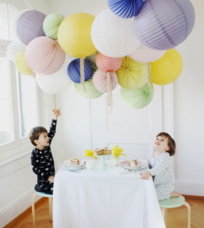 deco anniversaire enfants lampions