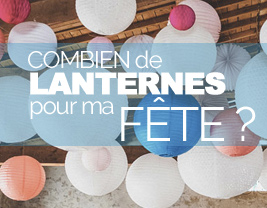 combien de lanternes pour un mariage