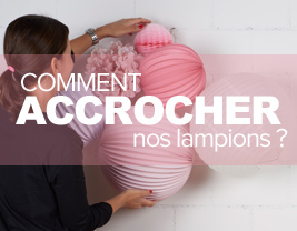 accrocher lampions au mur