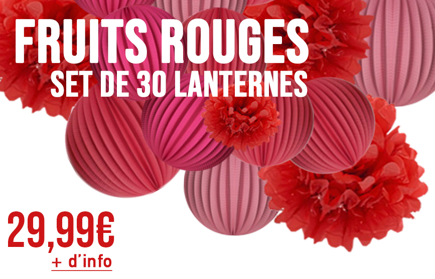 set de lanternes déco mariage rouge et rose set de lanternes déco mariage rouge et rose