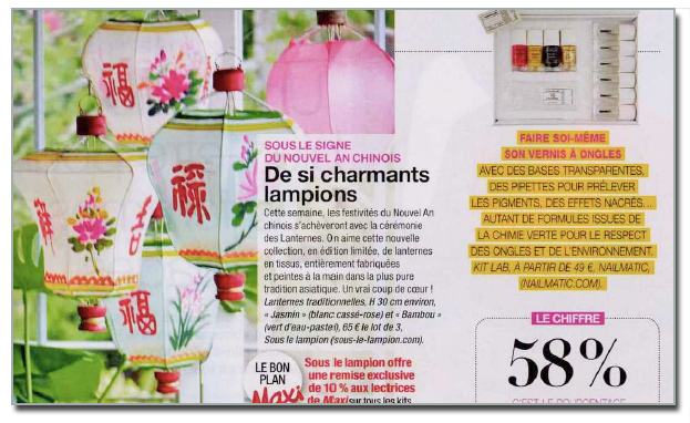 maxi mag lanternes en tissus