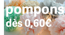 pompons en papier anniversaire pompons en papier anniversaire